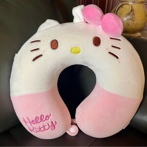 Hello Kitty Pink and White Kids Neck Pillow